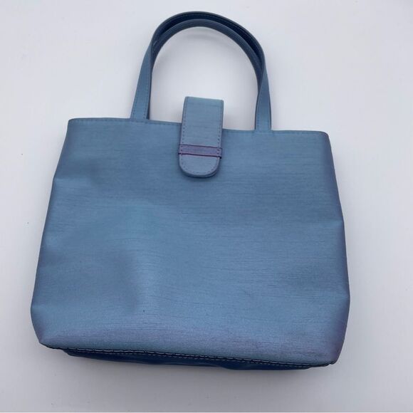NWOT Estée Lauder Iridescent Blue Tote - Picture 4 of 10